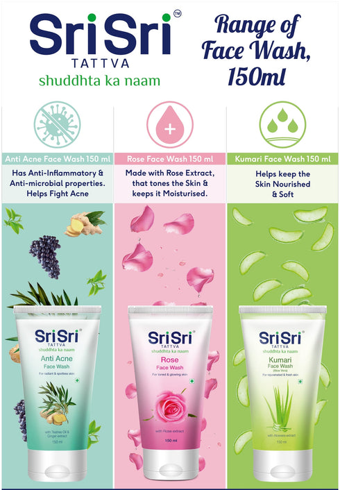 Sri sri tattva Face Wash Trio